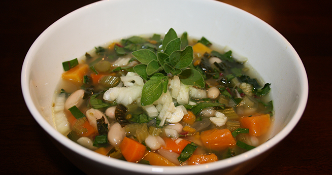 Meatless Monday: Greek Cannellini Bean & Vegetable Soup | Reboot With Joe