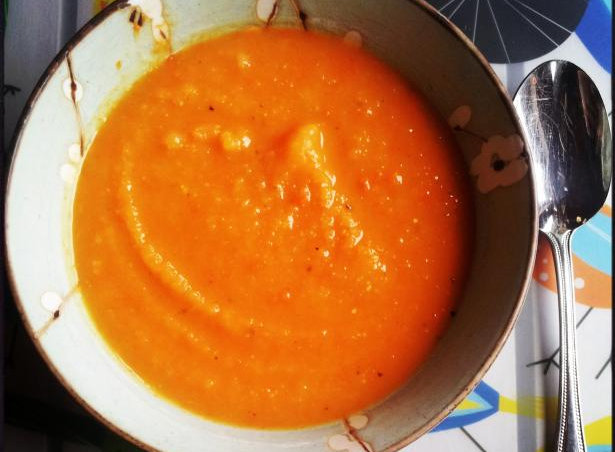 Coconut Acorn Squash & Carrot Soup