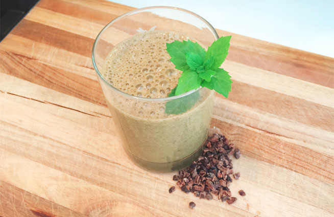 Banana Mint Chip Smoothie - Joe Cross