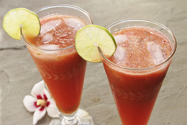 Watermelon-Basil Agua Fresca - Joe Cross